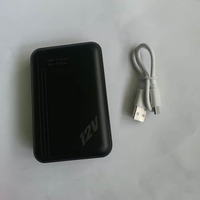 12V 10000mAh Fan Bataryası DC Soğutma Ceketı Fan USB Cep telefonu için