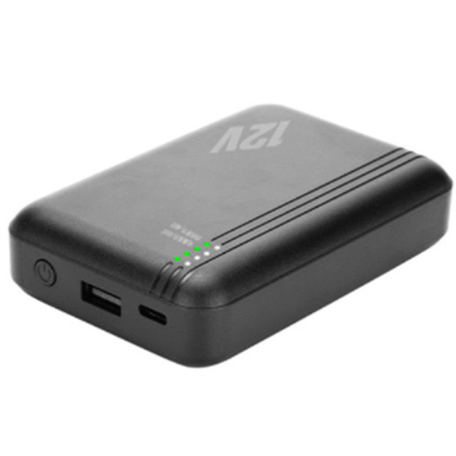 12V 10000mAh Fan Bataryası DC Soğutma Ceketı Fan USB Cep telefonu için
