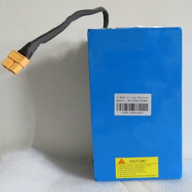 Özel 36 Volt Lityum Pil Paketi 10ah 36v 10s4p MSDS UN38.3 Ebike için