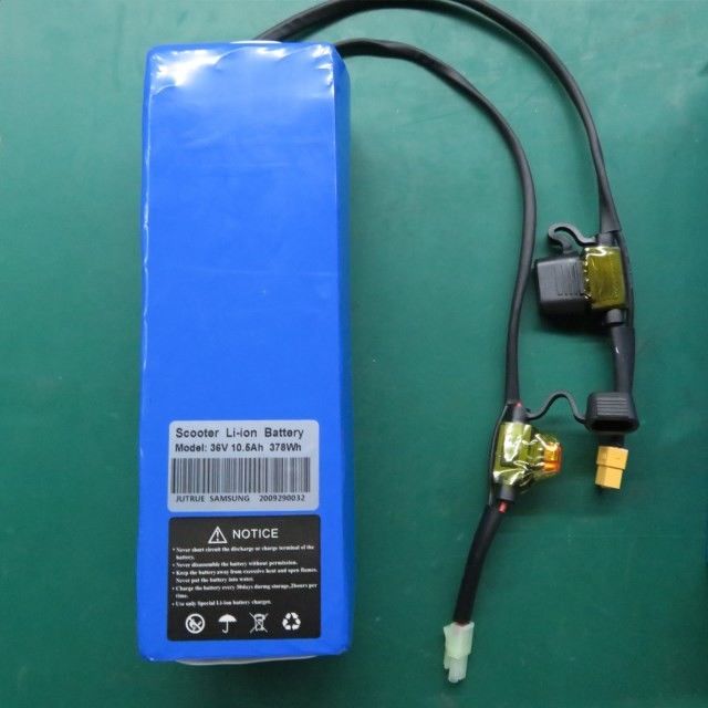 12v 18650 Pil Paketi 2600mAh 36V 10.4Ah, E Scooter için XT60 ile