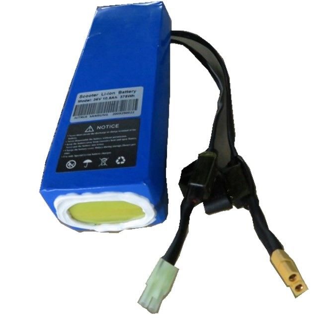 12v 18650 Pil Paketi 2600mAh 36V 10.4Ah, E Scooter için XT60 ile
