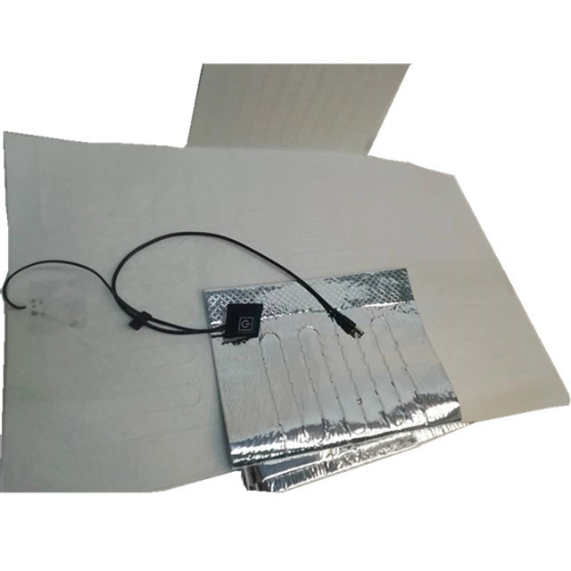 Gıda Dağıtımı için 12V Alüminyum Folyo Isıtma Yastığı Boyutu 25x25cm 30x30cm 35x35cm