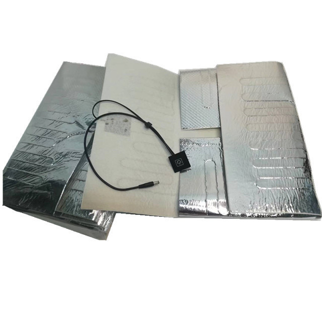 Gıda Dağıtımı için 12V Alüminyum Folyo Isıtma Yastığı Boyutu 25x25cm 30x30cm 35x35cm