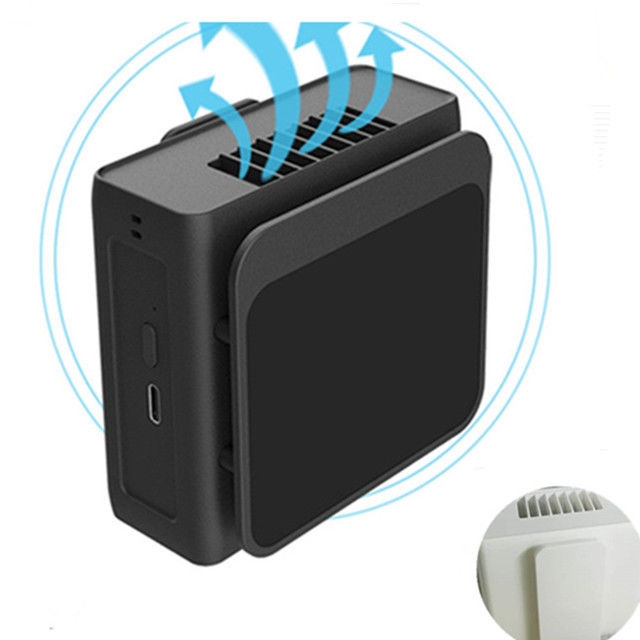 Fırçasız Motor taşınabilir bel klipi fan 10000mah Pil ile çalışan Clip On Bel fanı