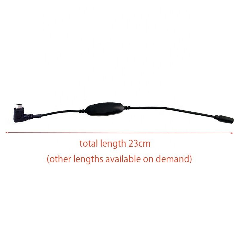 3.8 * 1.4 USB DC Kablo Klima Giyim Fanı İçin İzoleli