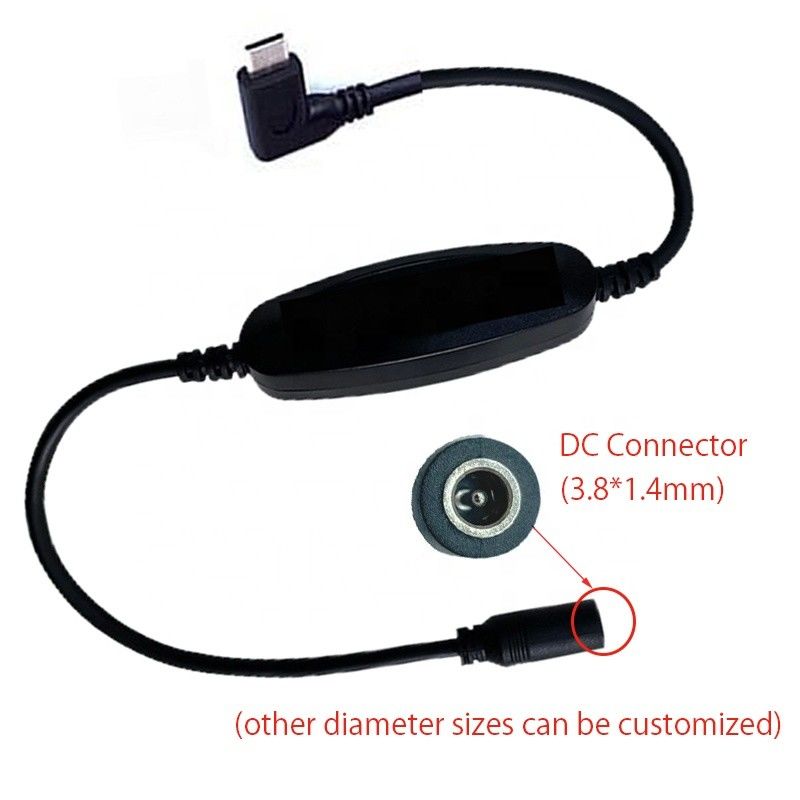 3.8 * 1.4 USB DC Kablo Klima Giyim Fanı İçin İzoleli