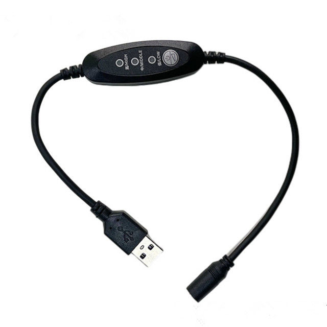 Alçak Gerilim Usb Dc Kablosu 13cm Düz Açı Usb Güç Anahtarı Kablosu