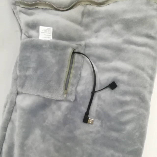 Alçak Gerilim Isıtmalı Kızılötesi Battaniye 80 X 150cm USB ile Güvenli Isıtmalı Çarşaf