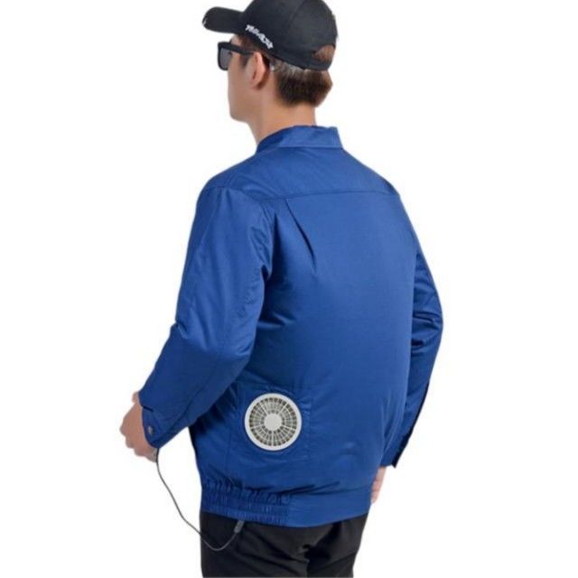 Pil Gücü Fan Soğutmalı Ceket Kadın Erkek Workerwear İçin Kamgarn Kumaş