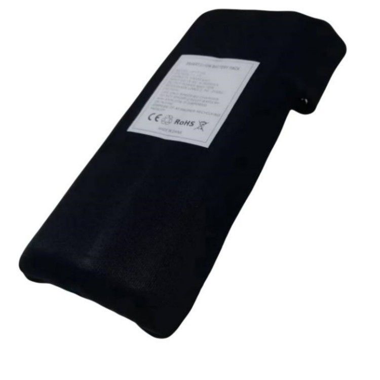 Kıyafetler 12V 10Ah Pil 11.1V Siyah kumaş Isıtma Ceket için DC Şarj Tuşuyla Sarılmış
