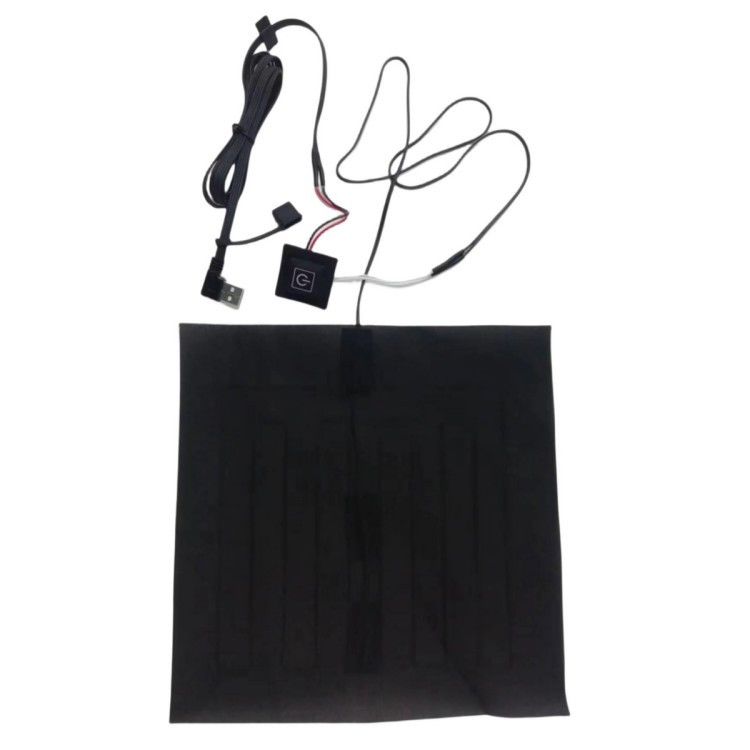Özel giysiler ısıtıcı bantlar 24*24cm USB bükme başlı ısıtıcı yastık için 5V