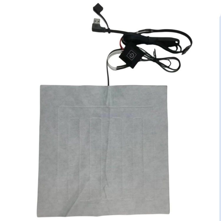 Özel giysiler ısıtıcı bantlar 24*24cm USB bükme başlı ısıtıcı yastık için 5V