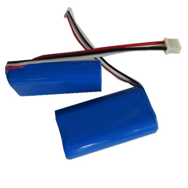 7.4V 2600mAh 18650 Cell Battery Pack 3 Anahtar ve 3-Pin İletişim Pos Makinesi için