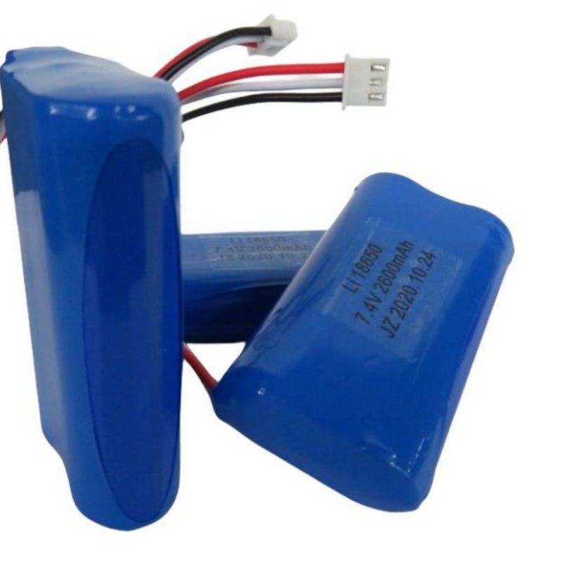 7.4V 2600mAh 18650 Cell Battery Pack 3 Anahtar ve 3-Pin İletişim Pos Makinesi için