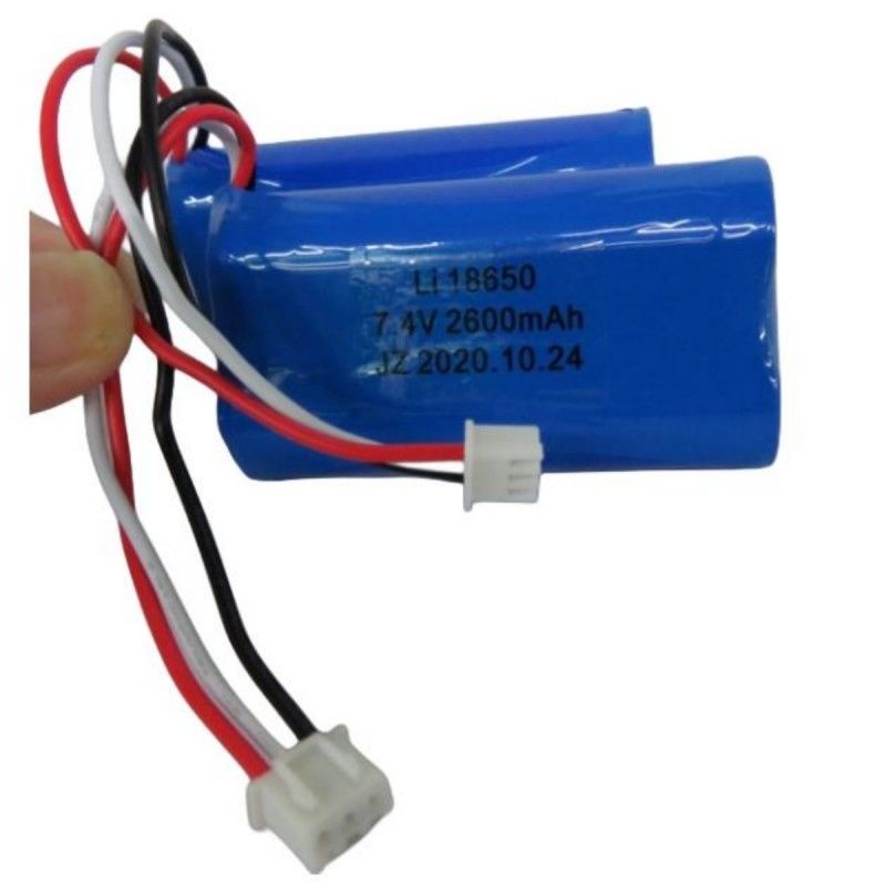 7.4V 2600mAh 18650 Cell Battery Pack 3 Anahtar ve 3-Pin İletişim Pos Makinesi için