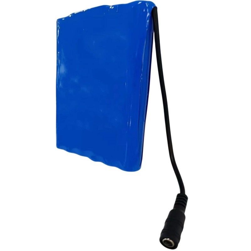 Slim 18650 Pil Paketi 6S2P 22.2V 5Ah DC 5.5x2.1mm Bağlantısı BMS Üstünde