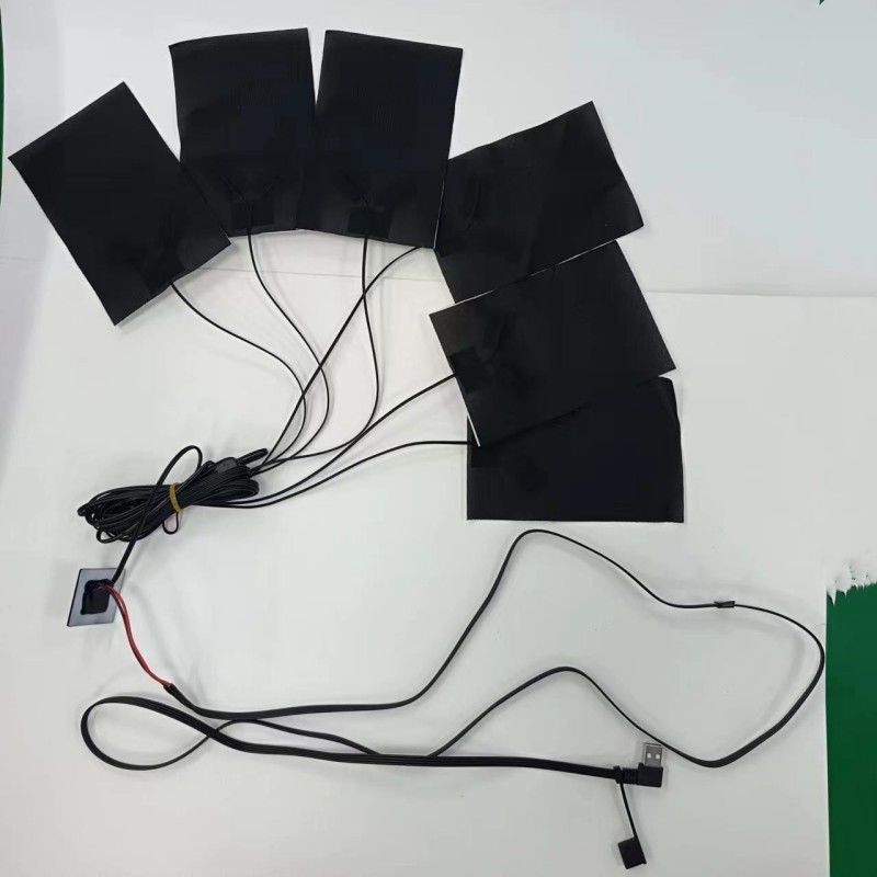 6'da 1 Giysi Isıtma Yastıkları 10x15cm Kablo Uzunluğu 1M Maksimum sıcaklık 50 derece