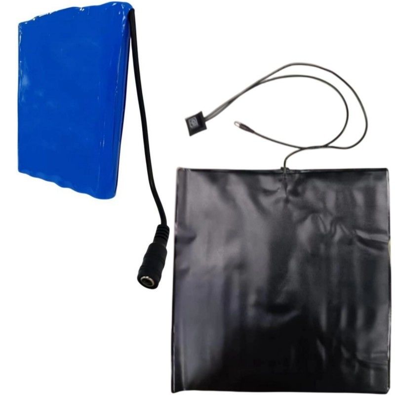 Sıcak Gıda Teslimi PVC Isıtma Yastığı 12V 10Ah Pille Çalışan Isıtma Yastıkları Boyutu 30x30cm