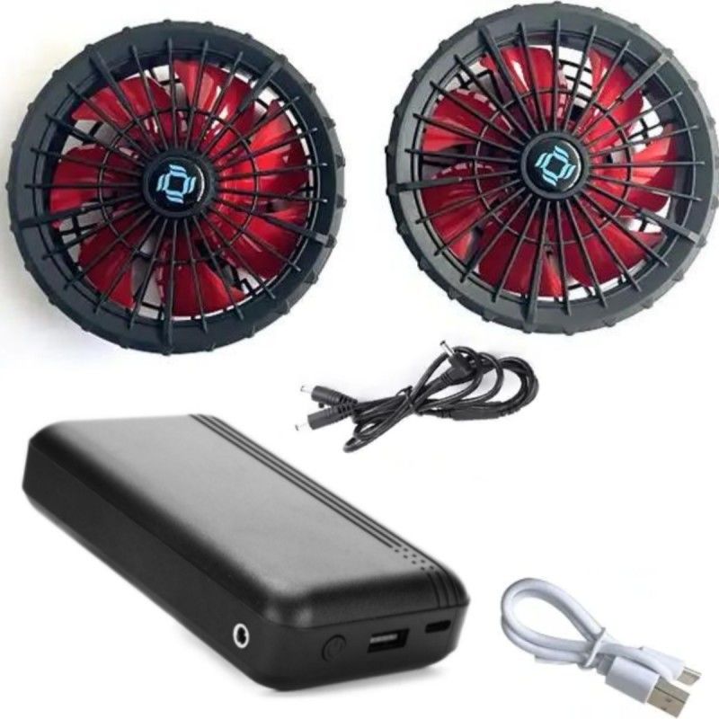 Çalışma Giysi Ceket Soğutma Ventilatör Batarya Seti 12V 10000mAh Çince fırçasız motorla