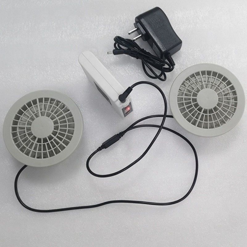 PSE Fan Batarya Seti 7.4V 5200mAh Ceket Soğutma Fan Seti 4 Seviye Rüzgar Hızı