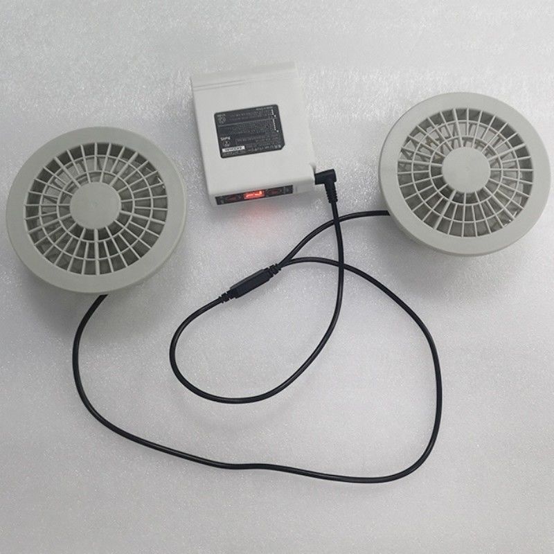PSE Fan Batarya Seti 7.4V 5200mAh Ceket Soğutma Fan Seti 4 Seviye Rüzgar Hızı
