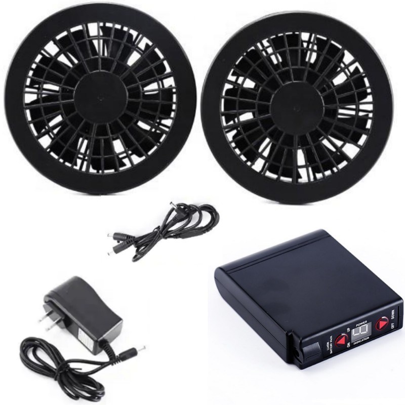 7.2V Ceket Soğutma Ventilatörü Pil Seti 4400mAh Yaz Çalışma Giysileri için Şarjla