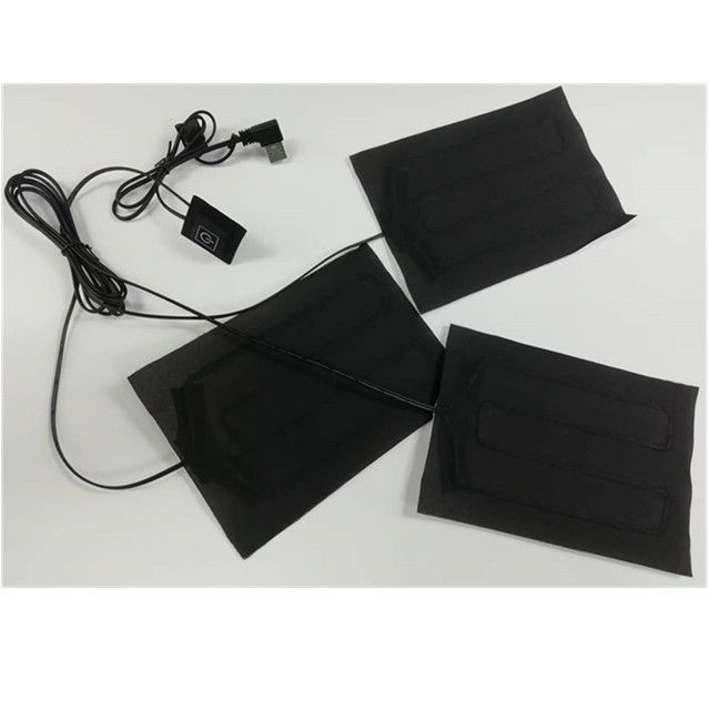 Uzak Kızılötesi Giysiler Isıtma Yastıkları Birinde 3 5V USB Isıtma Yaprak Ceket için