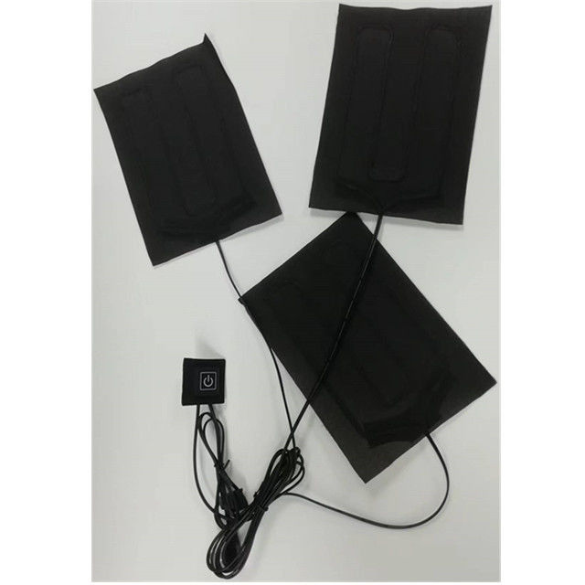 Uzak Kızılötesi Giysiler Isıtma Yastıkları Birinde 3 5V USB Isıtma Yaprak Ceket için