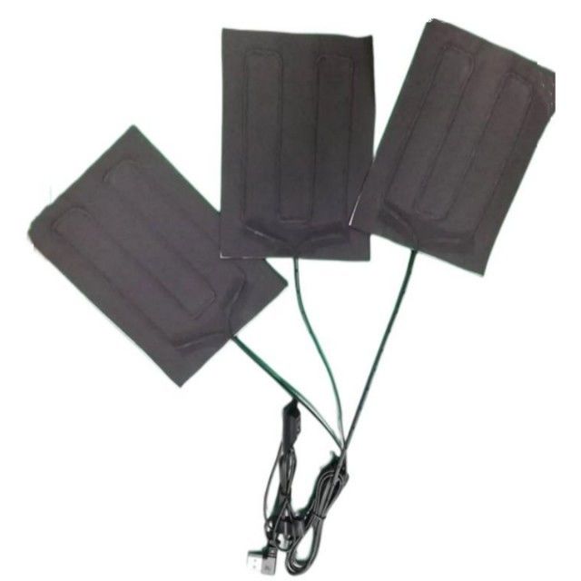 Uzak Kızılötesi Giysiler Isıtma Yastıkları Birinde 3 5V USB Isıtma Yaprak Ceket için