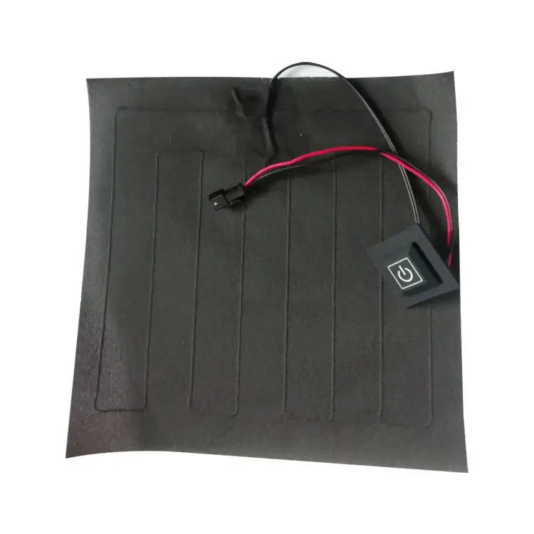 Özel Giysi Isıtma Yastığı Boyutu 20x20cm 3.7V SM 2Pin fişle