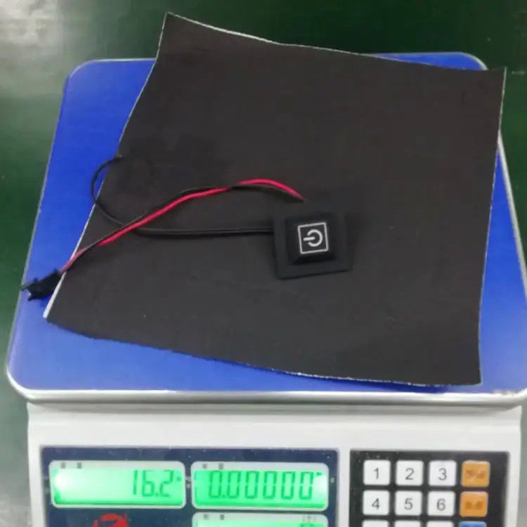 Özel Giysi Isıtma Yastığı Boyutu 20x20cm 3.7V SM 2Pin fişle