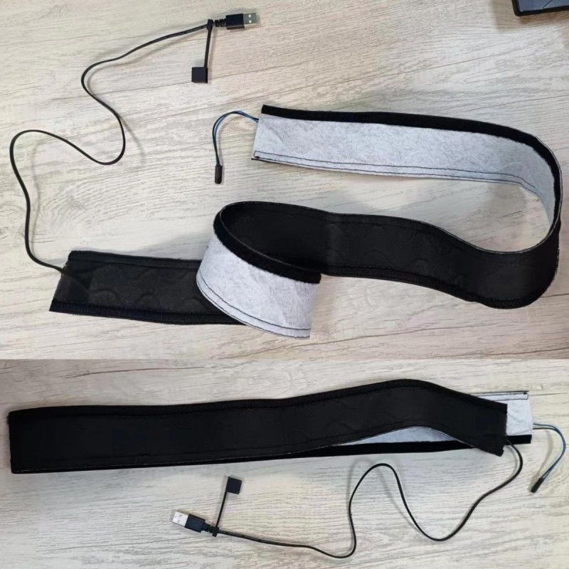 Siyah Spunlace Kumaş Özel Isıtma Yastığı Kablo Uzunluğu 50cm ve Otomatik Güç Kontrolü