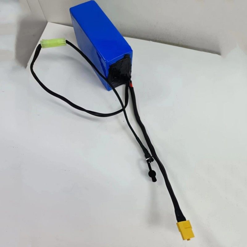 Özel 18650 Pil Paketi 36V 2600mAh 10 Hücre Şarj Etmek İçin Küçük Tamiya Transfer Plug ile