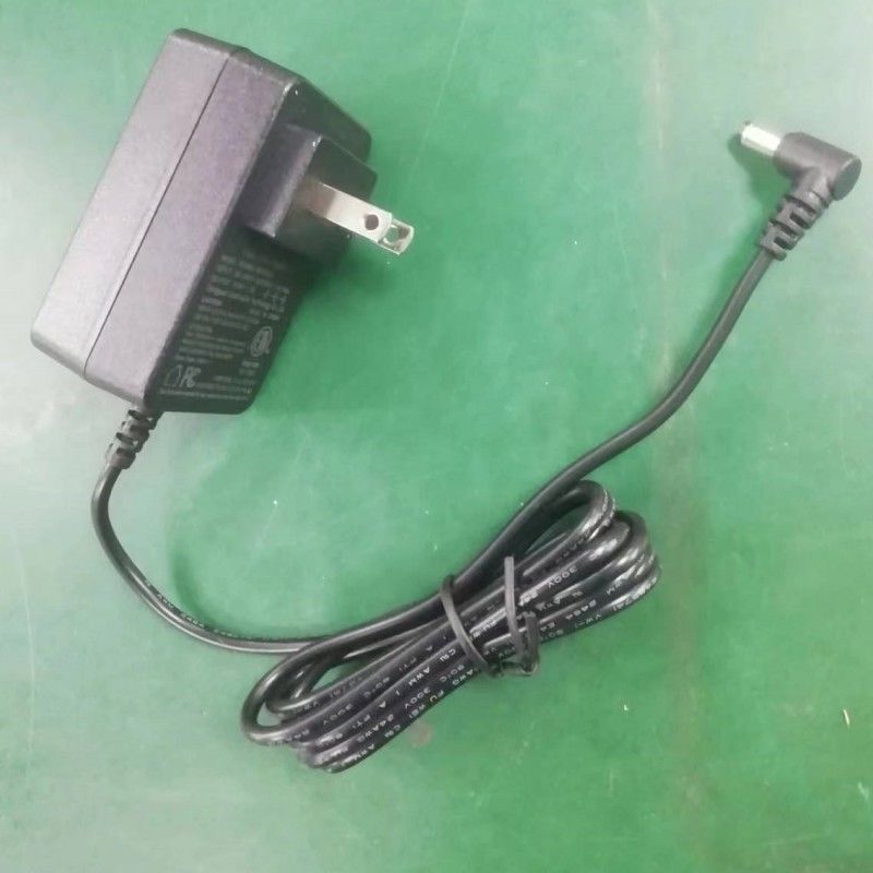 12V pil şarj cihazı 2A US Plug DC Bend Head 90° 2.1 mm Barrel Jack İki Amp