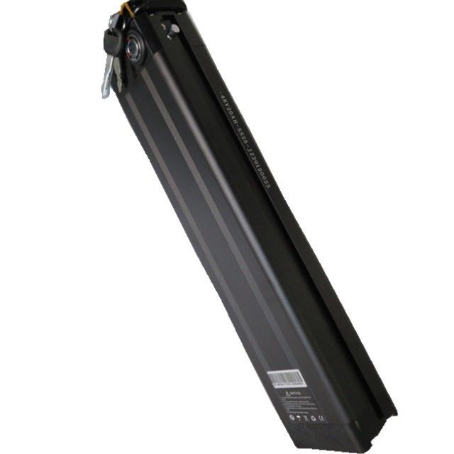 48V 20Ah Gümüş Balık Tarzı Ebike Pil Paketi 13S8P 104pcs Hücreler 515mm Uzunluk