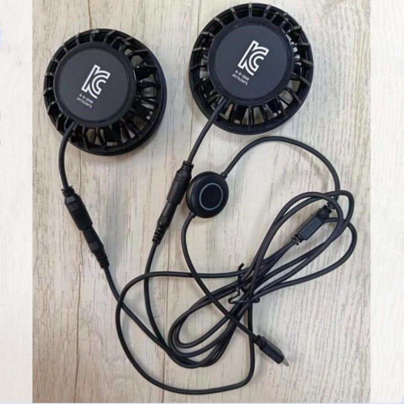 Pantolon Ventilatörü 2pcs Küçük soğutma Ventilatörü 5V Tip-C fişle