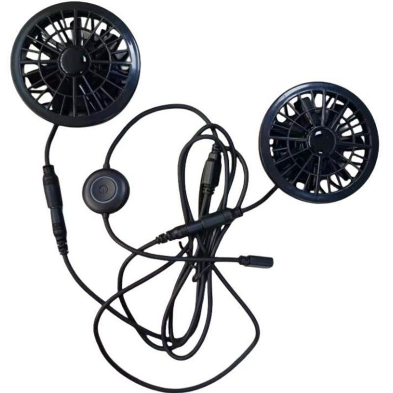 Pantolon Ventilatörü 2pcs Küçük soğutma Ventilatörü 5V Tip-C fişle