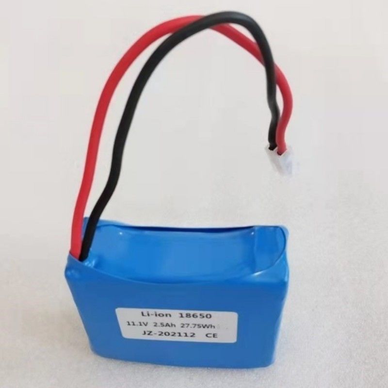 Yüksek boşaltma pil paketi 3S1P 18650 2500mAh 8C 11.1V tıbbi cihazlar için piller