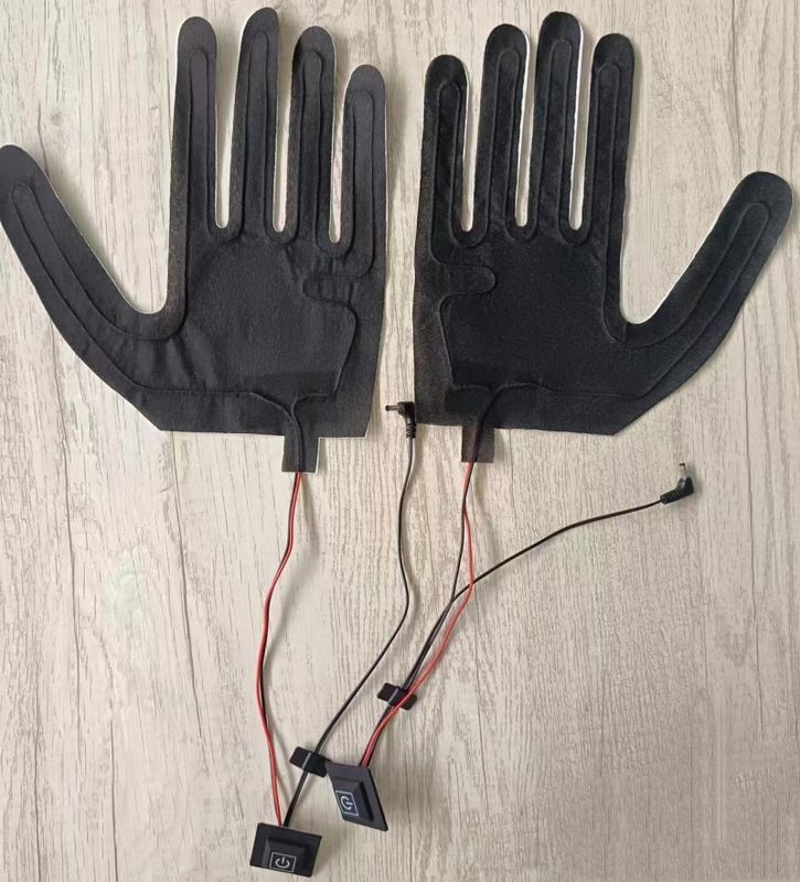 DC 3.5x1.35mm fişli eldivenler için özel 7.4V Isıtma Yastığı