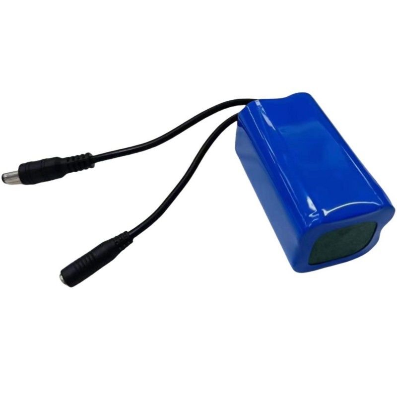 LED Çizgi Işık Bataryası 7.4V Maksimum Kapasite 4 hücre için 18650 Batarya DC fişle