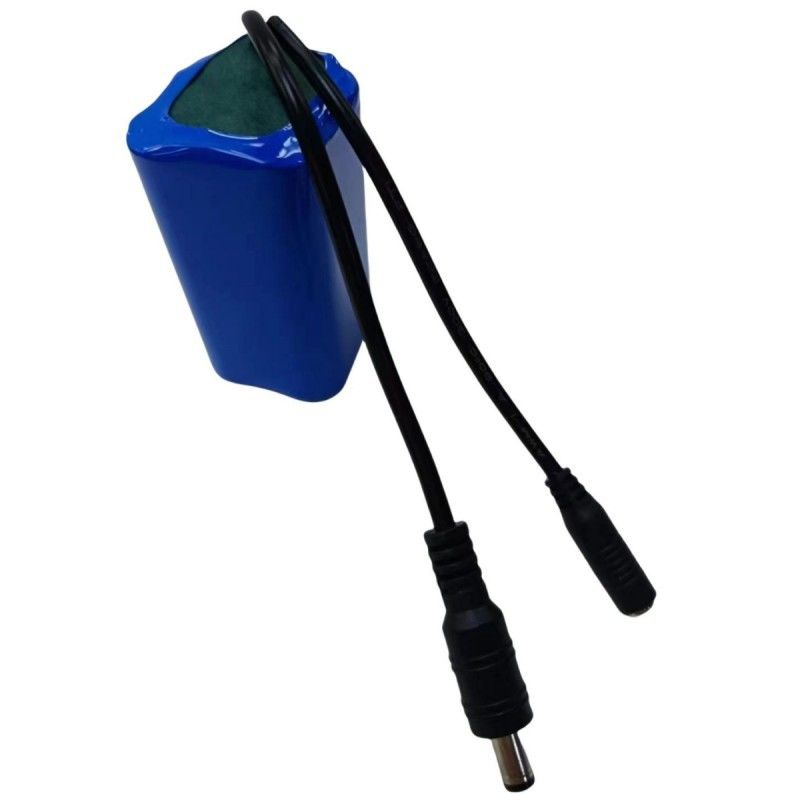 LED Çizgi Işık Bataryası 7.4V Maksimum Kapasite 4 hücre için 18650 Batarya DC fişle