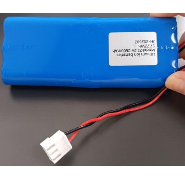 Özel Şarj edilebilir 18650 Li-ion Pil Paketleri 22.2v 2600mAh 3Pin Bağlantısı ile