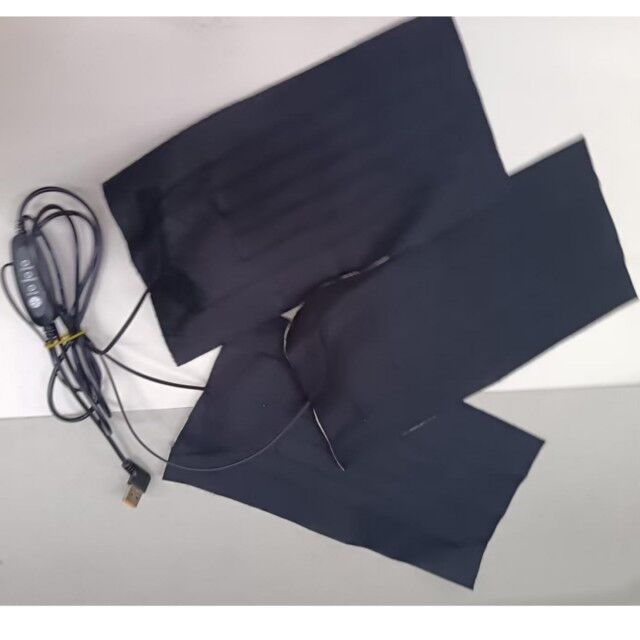 Özel Isıtma Yastığı 30X15cm 3pads bir 12V kumaş ısıtıcısı USB anahtar kontrolörü ile ısıtıcı sandalye için