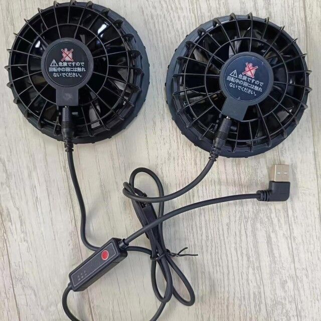Yazlık Soğutma Dış Giyim Fanı, Ceket Soğutma Fanı için 3 kademeli hız, Süper İnce 34mm